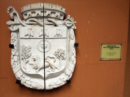 Stone coat of arms from 1811, at Vieux-Nice