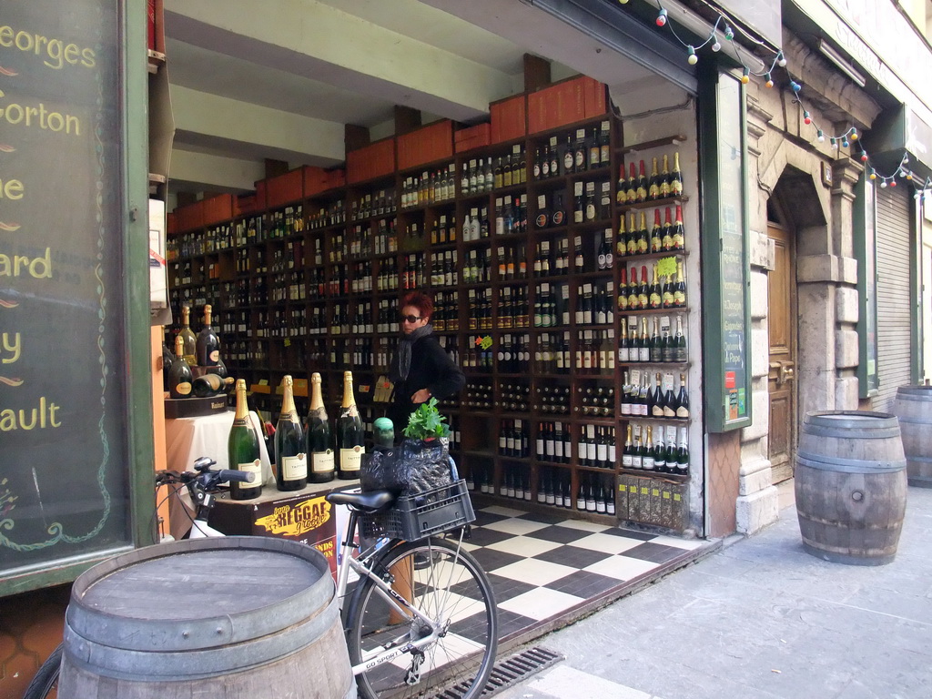 Wine shop, at Vieux-Nice