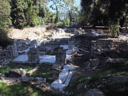 Cathedral ruins at the Parc du Château