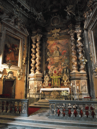 Apse and altar in the Sainte-Réparate Cathedral, at Vieux-Nice