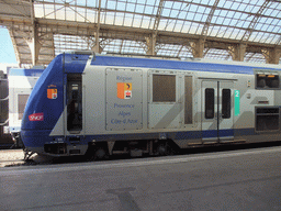 Train to Cannes, at the Gare de Nice Ville train station