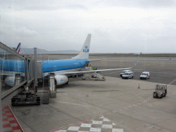 Our KLM airplane at Nice Côte d`Azur Airport