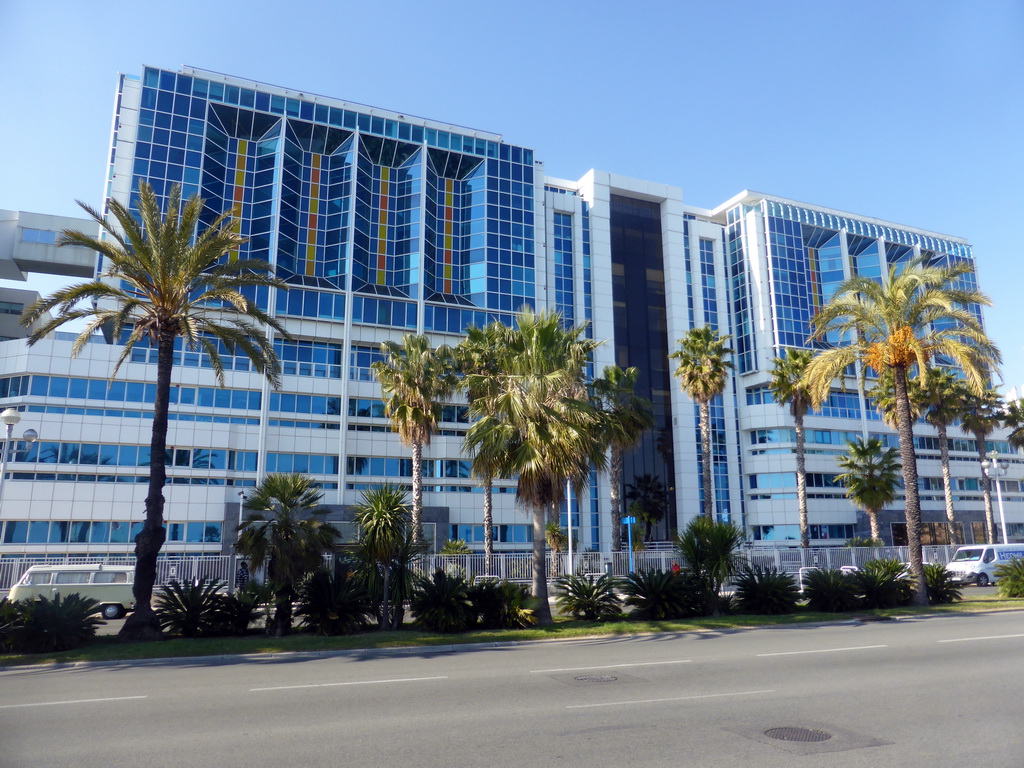 Front of the Lenval Children`s Hospital at the Promenade des Anglais