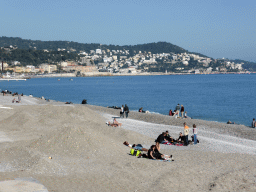 The Colline du Château hill and surroundings, and the beach at the Promenade des Anglais