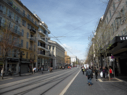 The Avenue Jean Médecin shopping street