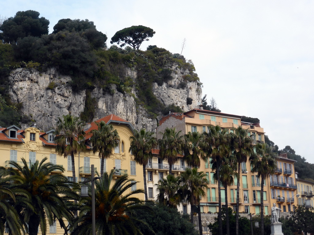 Facades of houses at the Rue de Foresta street