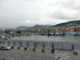 The Quai de la Douane road and the Harbour of Nice