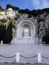 The Monument aux Morts de Rauba-Capeù, at the Quai Rauba-Capeù road