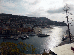 The south side of the Harbour of Nice, viewed from the viewing point at the southeast side of the Parc du Château