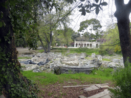 Cathedral ruins at the Parc du Château