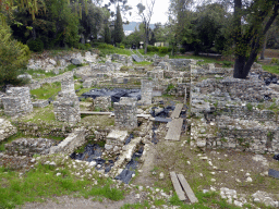 Cathedral ruins at the Parc du Château