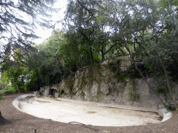 Inactive fountain at the Parc du Château