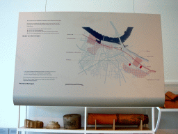 Floorplan of the city of Noviomagus in Roman times at the Valkhof museum