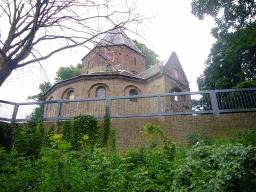 The Sint Nicolaaskapel chapel at the Valkhof park, viewed from the staircase