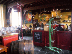 Interior of the Stadsbrouwerij De Hemel brewery at the ground floor of the Commanderie van Sint Jan building