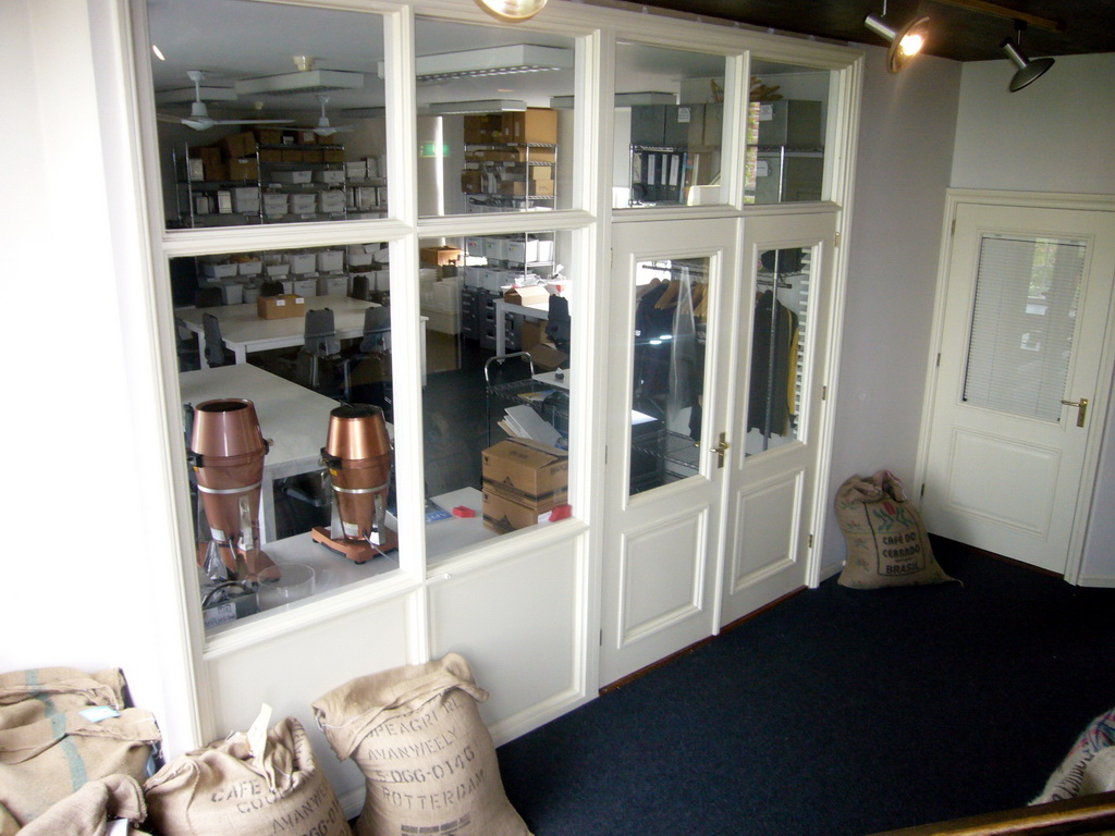 Interior of a room at the Chocolate Bar at the upper floor of the Commanderie van Sint Jan building