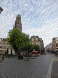 The Ganzenheuvel square and the Sint-Stevenskerk church, under renovation