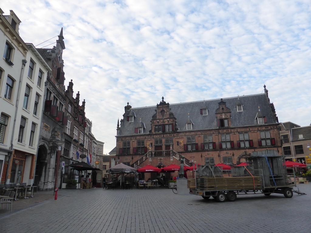 The Grote Markt square with the Waag building