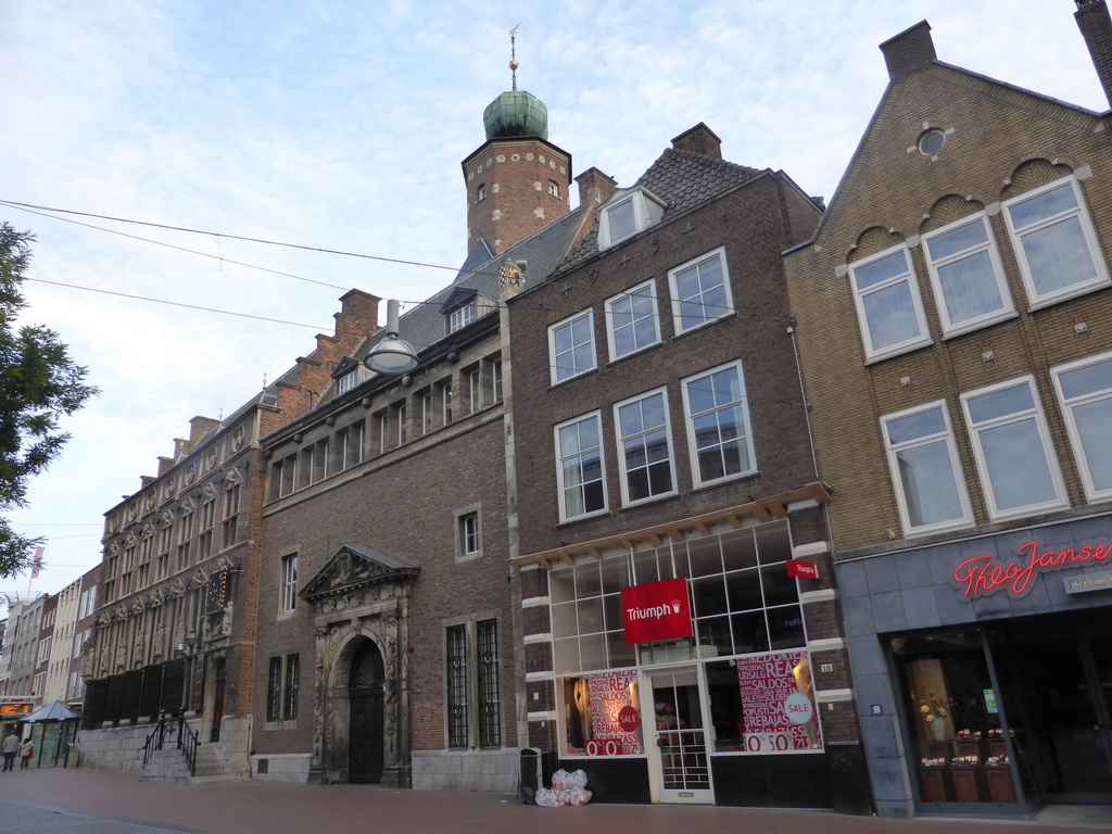Front of the City Hall at the Burchtstraat street