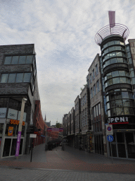 The Marikenstraat street, viewed from the Burchtstraat street