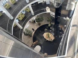 Lobby of the Sanadome Hotel & Spa, viewed from the Fourth Floor