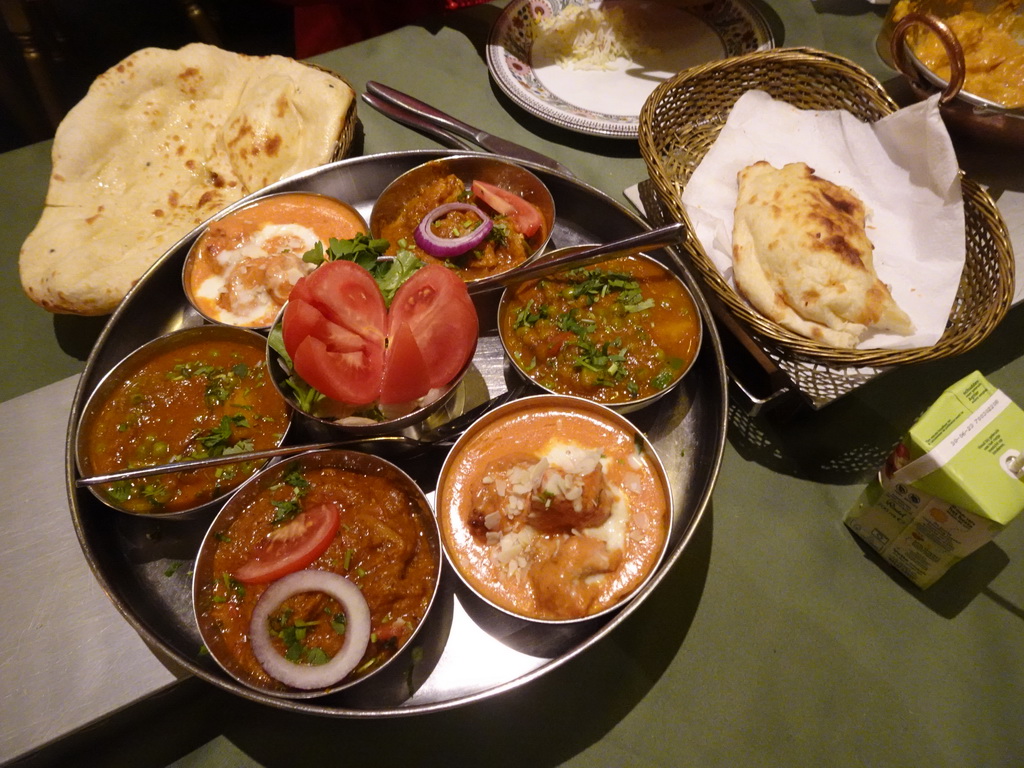 Curry at the India Gate restaurant