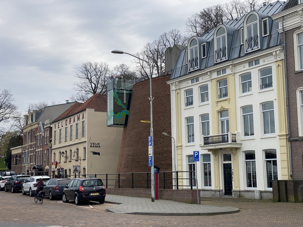 Front of the Velorama museum and the Bastei museum at the Waalkade street