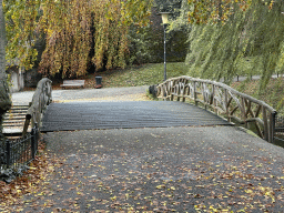 Bridge over the pond at the Kronenburgerpark