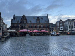 The Grote Markt square with the Mariken van Nieumeghen statue and the Waag building