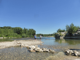 The north side of the Gardon river