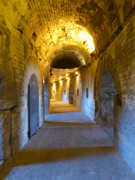 Walkway at the ground floor of the Arena of Nîmes