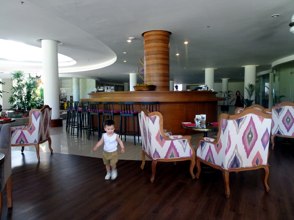 Max at the Ja`Jan Bistro restaurant at the Inaya Putri Bali hotel