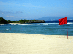 North side of the beach of the Inaya Putri Bali hotel, and Peninsula Island