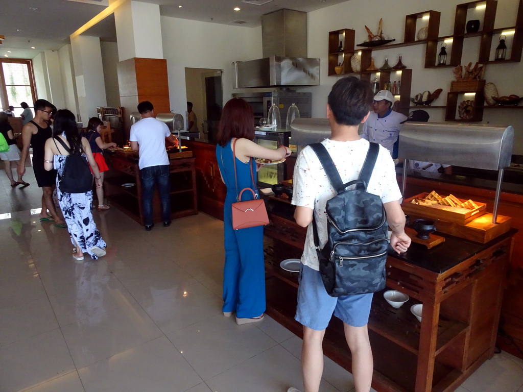 Breakfast buffet at the Gading Restaurant at the Inaya Putri Bali hotel