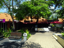 Front of the Bebek Tepi Sawah restaurant at the Bali Collection shopping mall