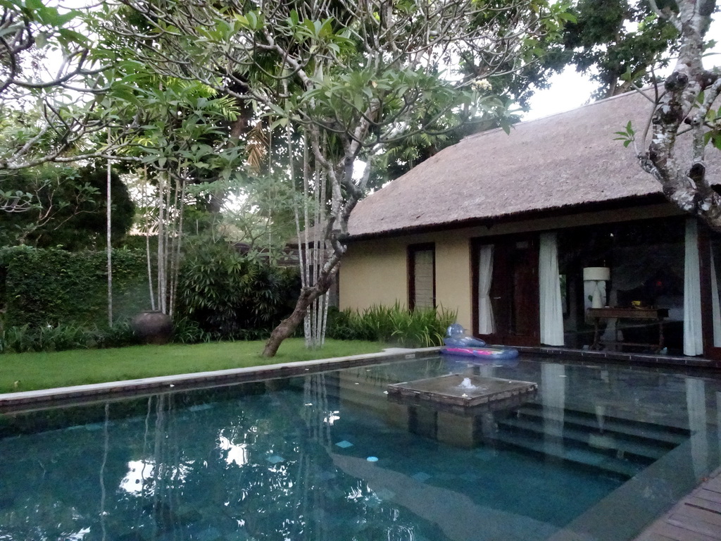 Pond at the Kayumanis Nusa Dua Private Villa & Spa, at sunset