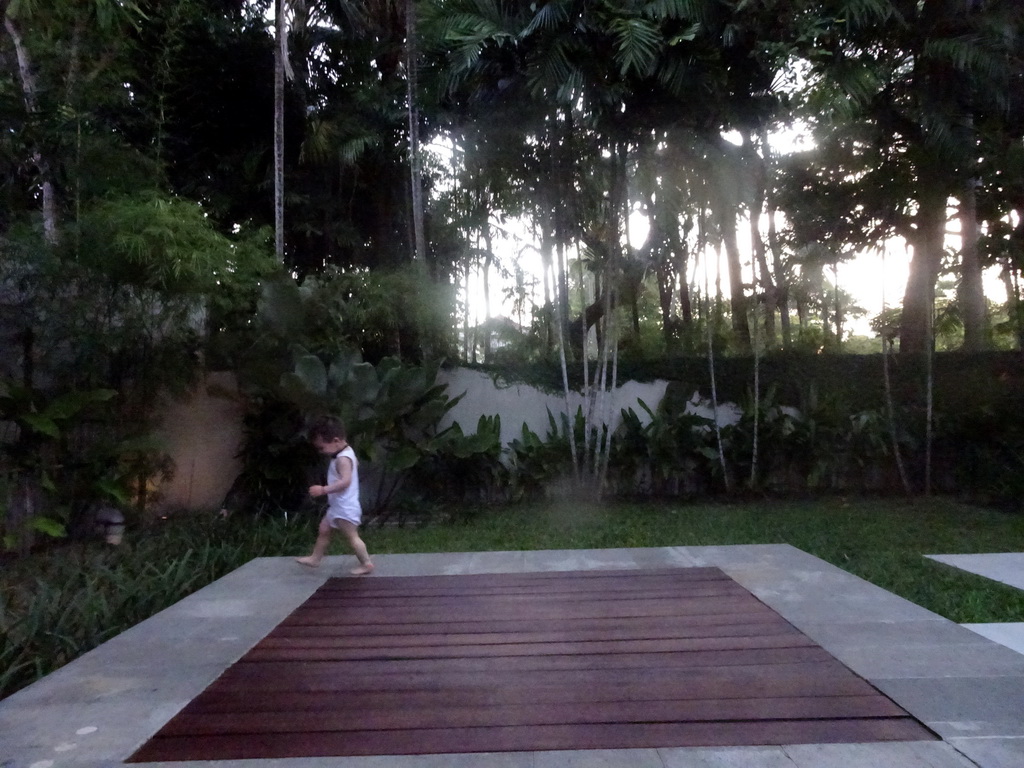 Max at the Kayumanis Nusa Dua Private Villa & Spa, at sunset
