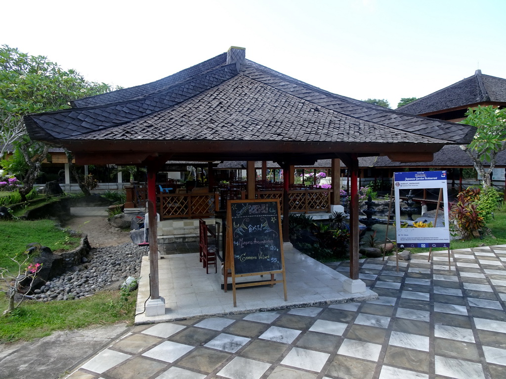 Pavilion at the garden of the Matsuri restaurant at the Bali Collection shopping mall