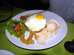 Dinner at the Warung Yasa Segara restaurant