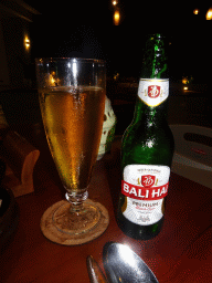 Bali Hai beer at the Homaya Restaurant of the Inaya Putri Bali hotel