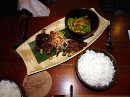 Spare ribs at the Homaya Restaurant of the Inaya Putri Bali hotel