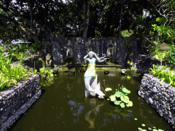 Fountain at the grassland of the Inaya Putri Bali hotel