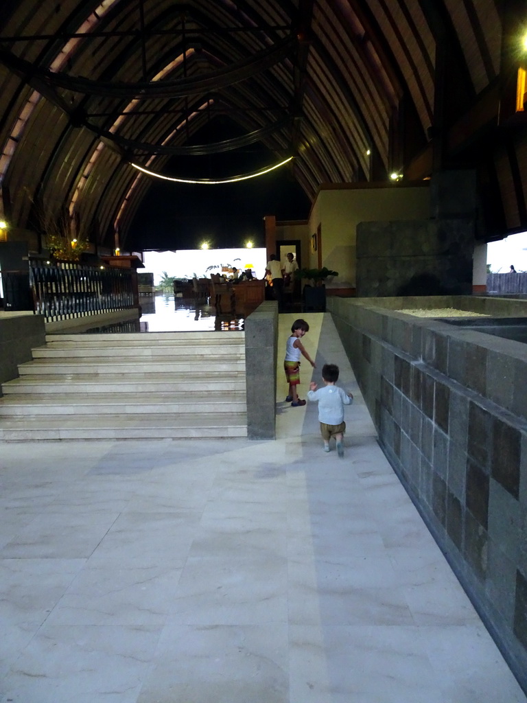 Max at the lobby of the Inaya Putri Bali hotel