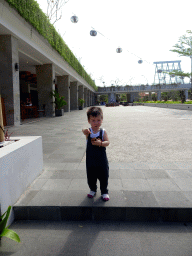 Max in front of the Gading Restaurant at the Inaya Putri Bali hotel