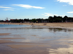 The beach of the Inaya Putri Bali hotel, during low tide