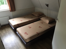 Bedroom at the ground floor of our holiday home at the Roompot De Katjeskelder holiday park