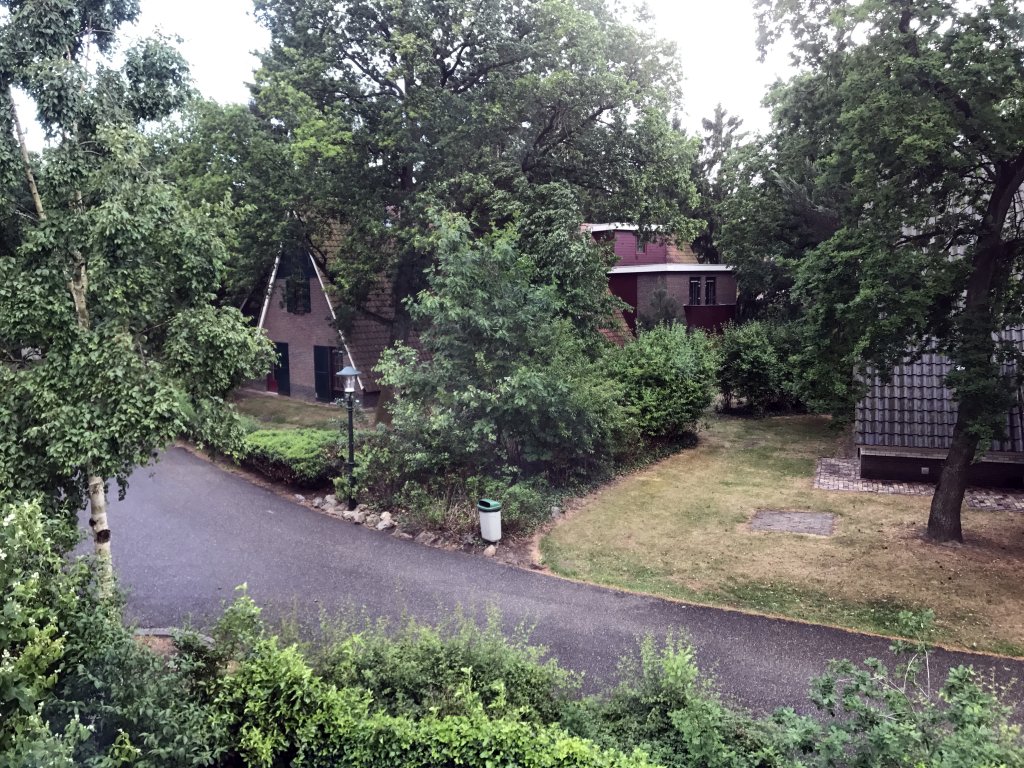 Street at the Roompot De Katjeskelder holiday park, viewed from the first floor of our holiday home