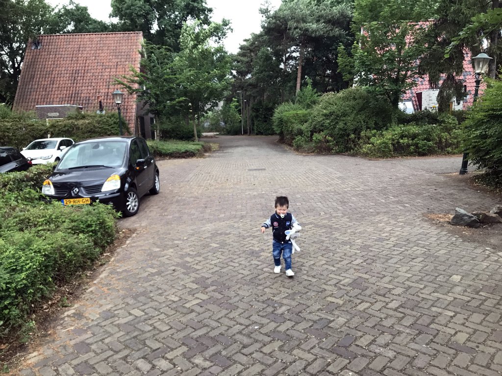 Max on a street at the Roompot De Katjeskelder holiday park