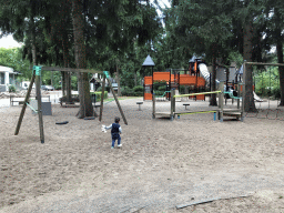 Max at the playground of the Roompot De Katjeskelder holiday park
