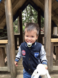 Max at the playground of the Roompot De Katjeskelder holiday park